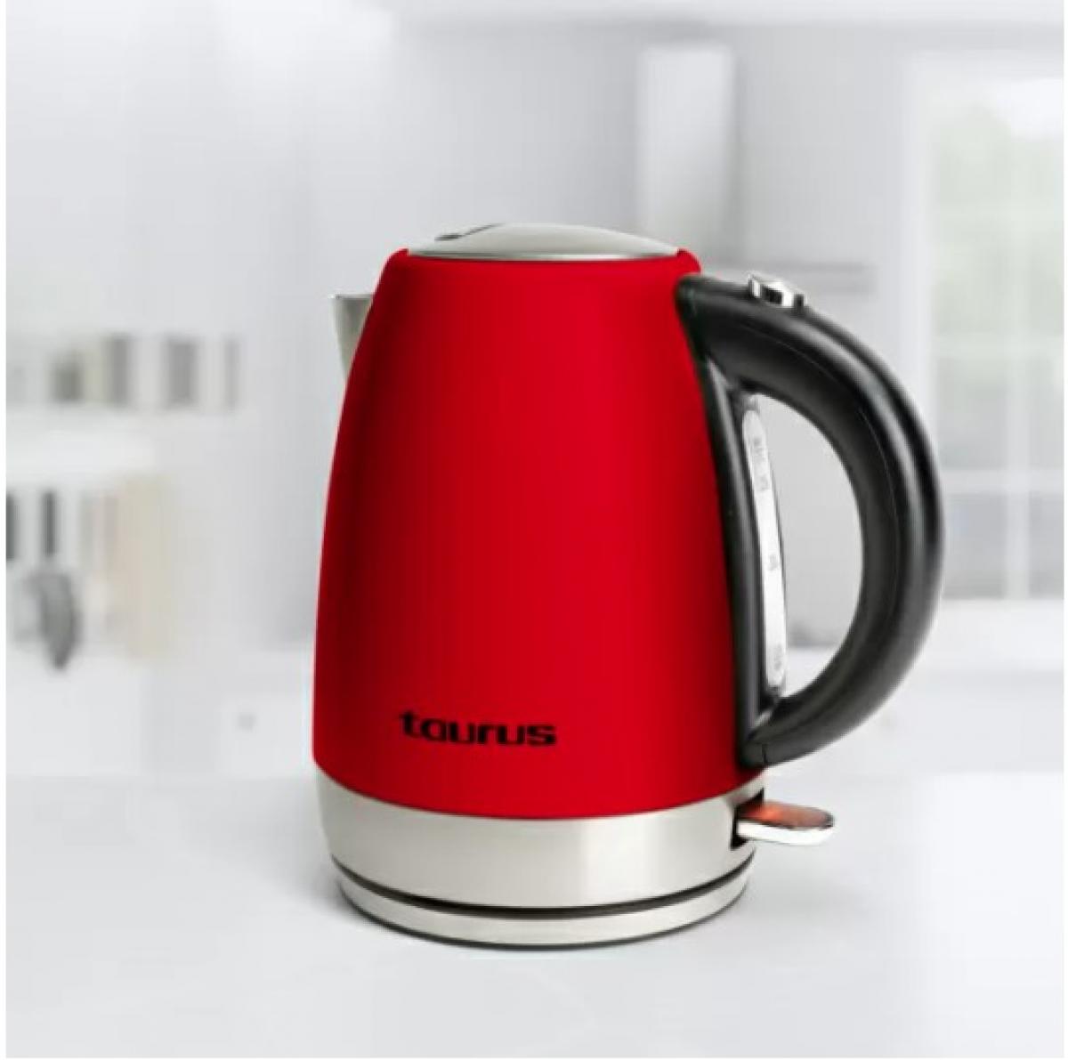 HERVIDOR TAURUS VINTAGE RED 1,7L 2200W