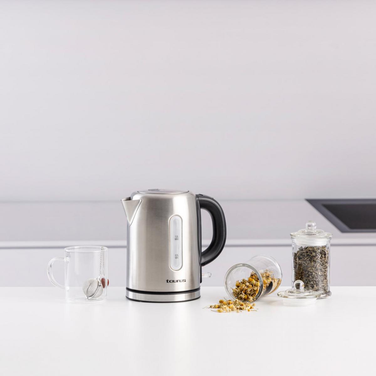 HERVIDOR TAURUS 958563000 KE2206X SELENE COMPACT 2200W 1L INOX