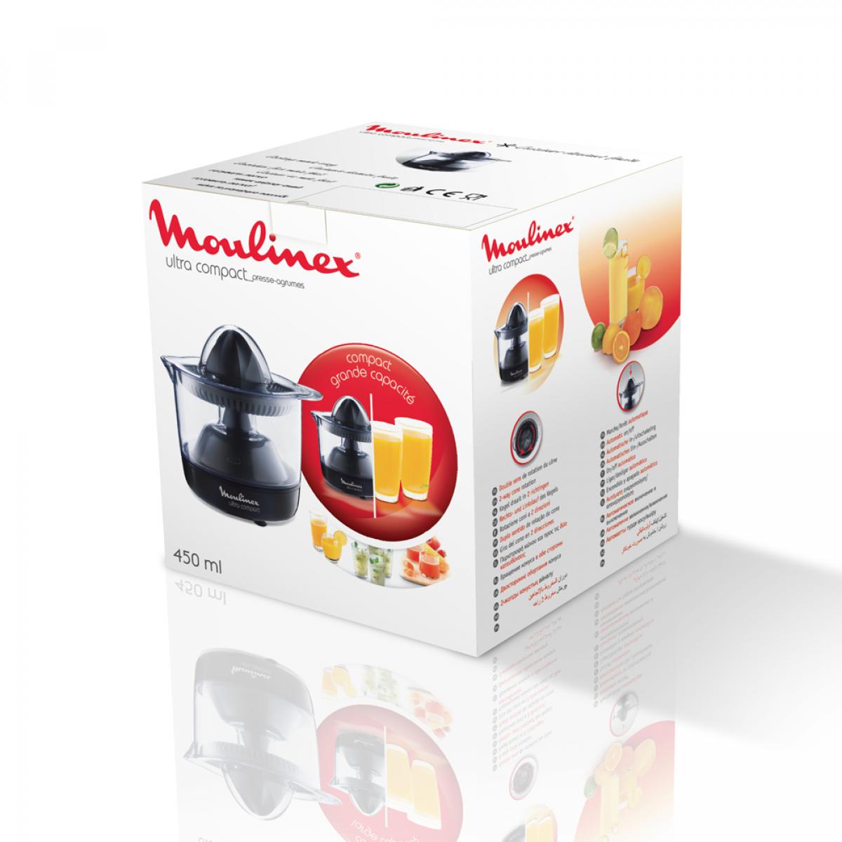 EXPRIMIDOR MOULINEX PC1208 25W 0,5L NEGR