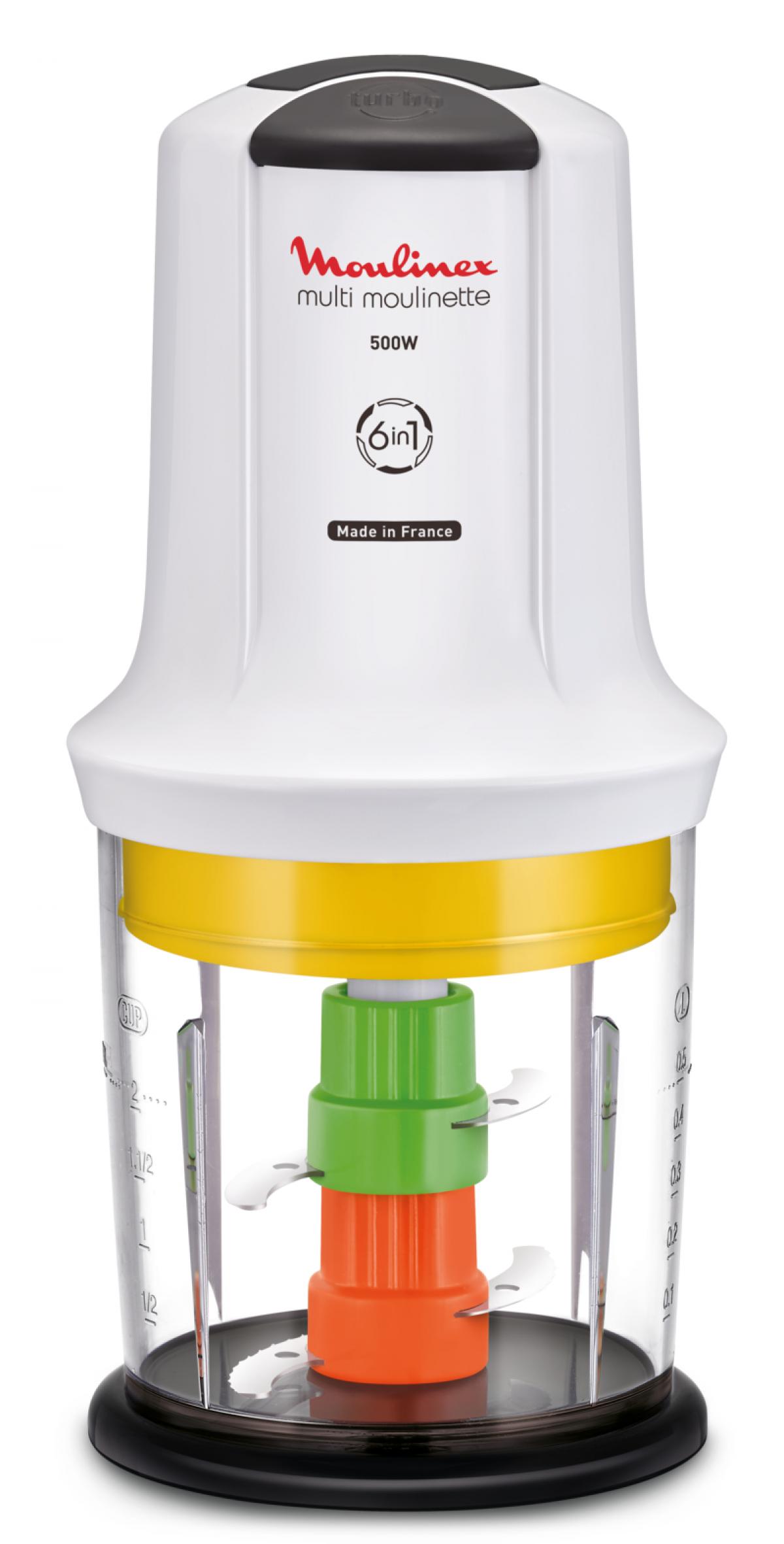 PICADORA MOULINEX AT7231 500W 0,5L 2 CUCHIL+MAYONE