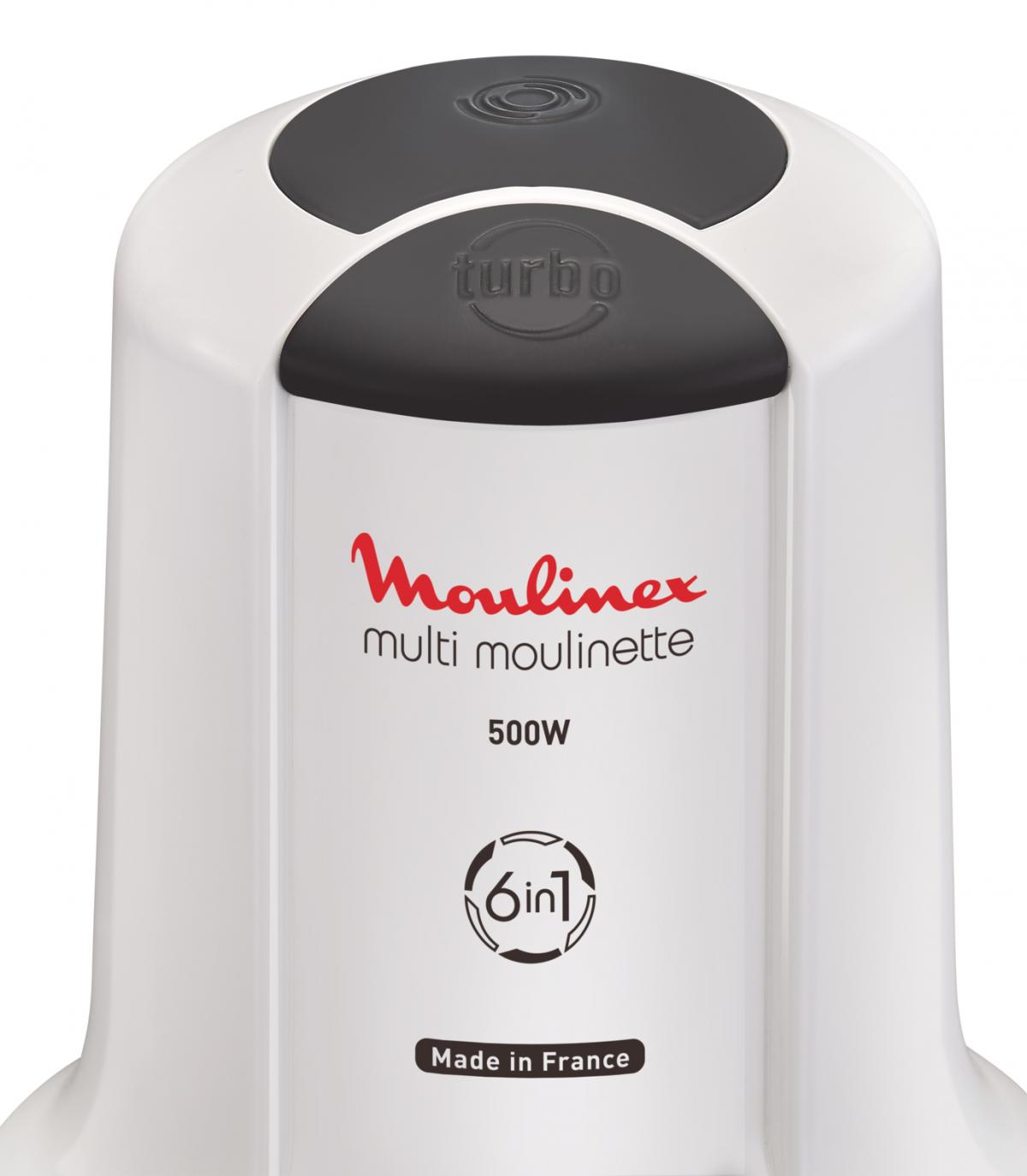 PICADORA MOULINEX AT7231 500W 0,5L 2 CUCHIL+MAYONE