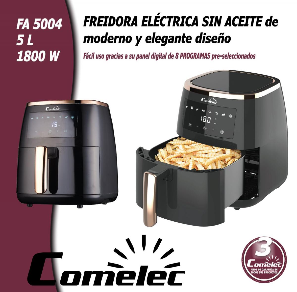 FREIDORA SIN ACEITE COMELEC FA5004 5L DIGITAL