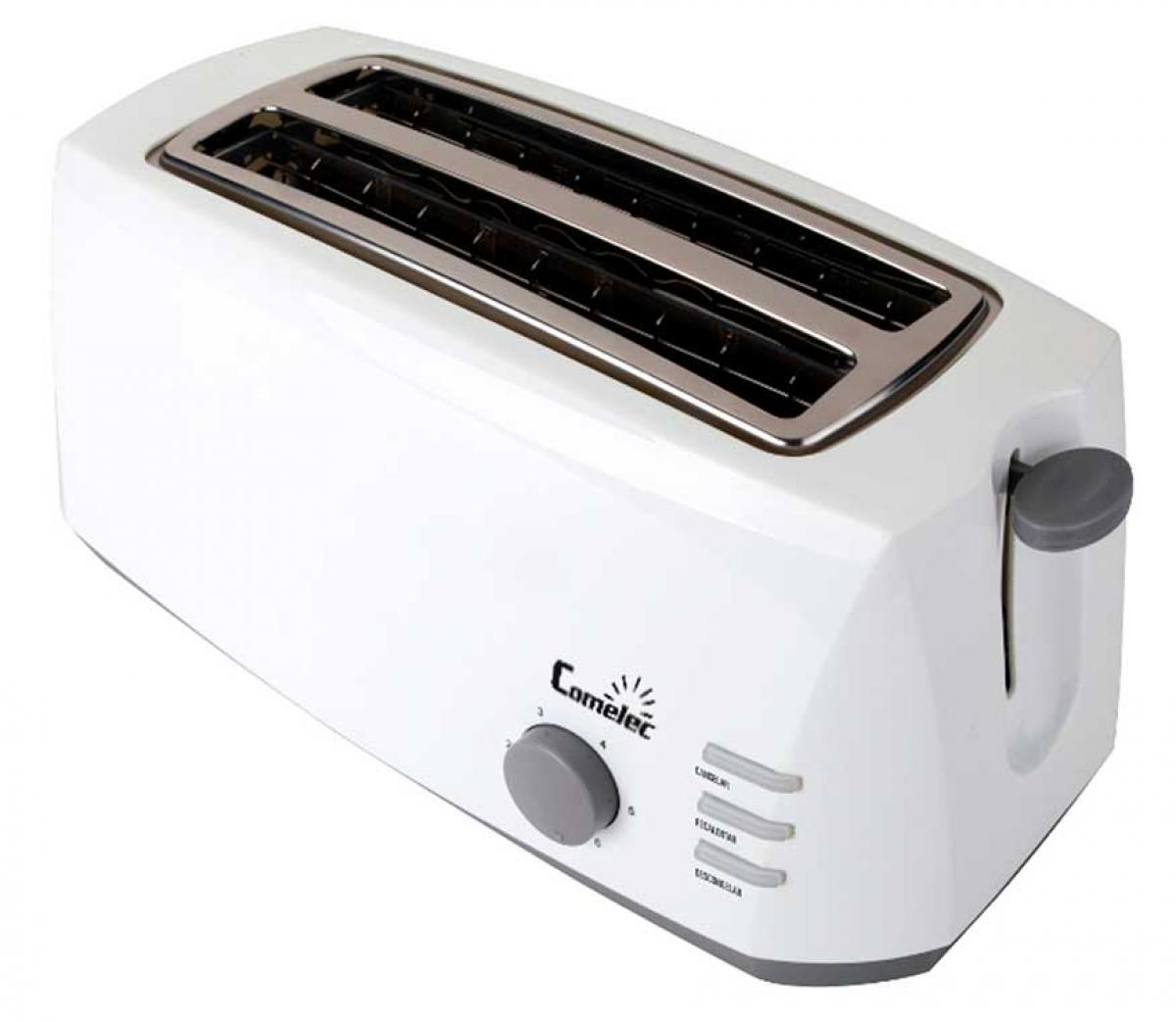 TOSTADOR COMELEC TP1728 LARGO 2 RANURAS BCO