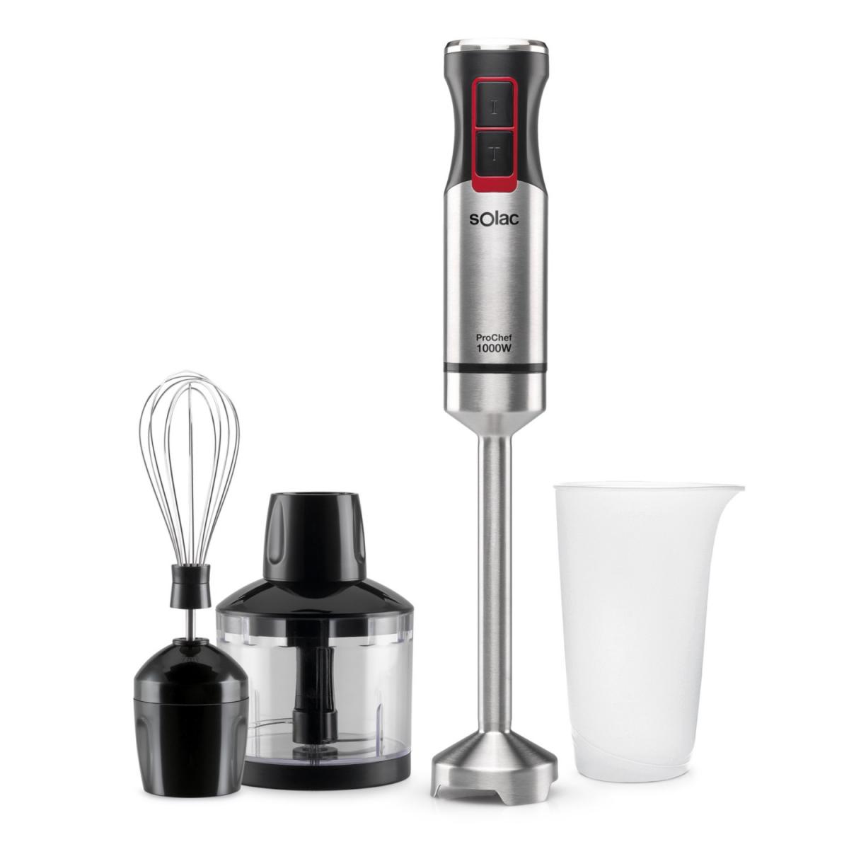 BATIDORA SOLAC BA5607 1000W INOX COMPLETA