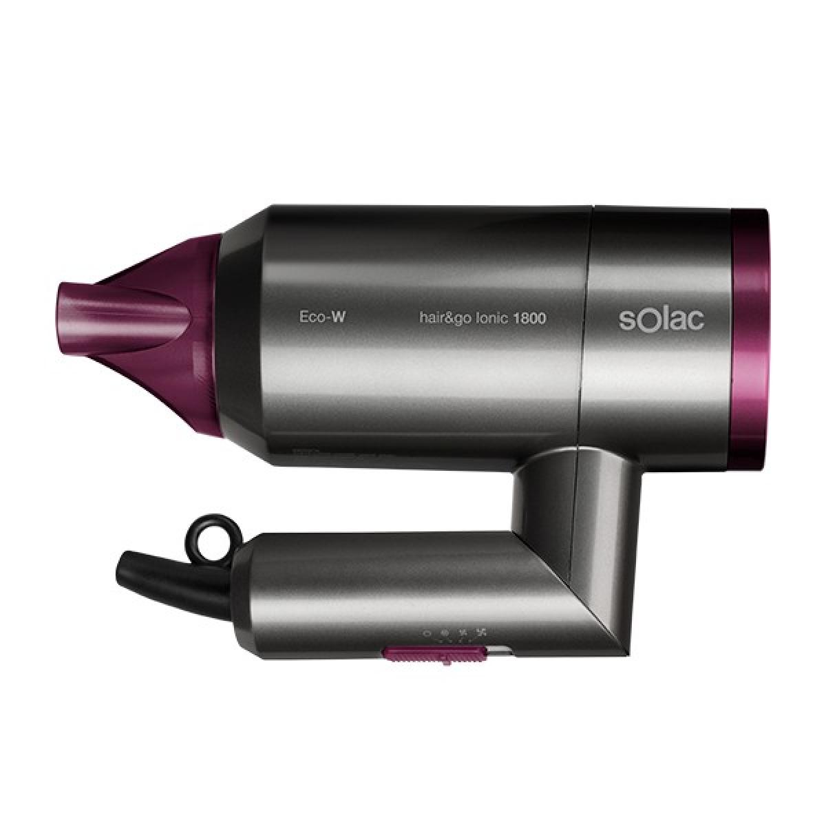 SECADOR SOLAC SV7015 HAIR&GO 2000W ECO PLEG.