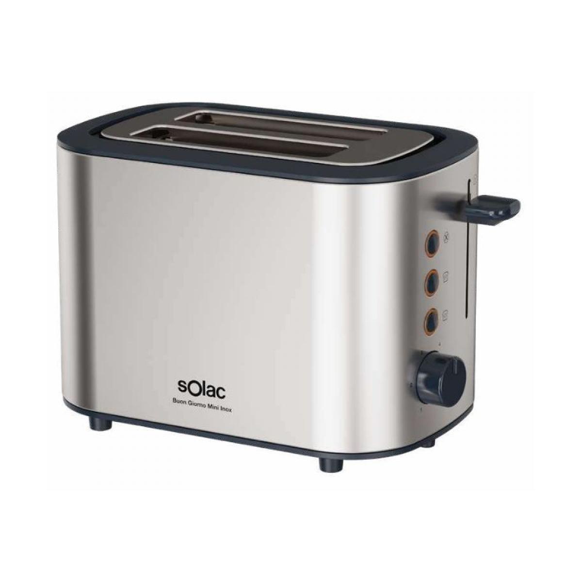 TOSTADOR SOLAC S96006600 TL5423 870W 2 RANURAS PAN MOLDE 870W INOX