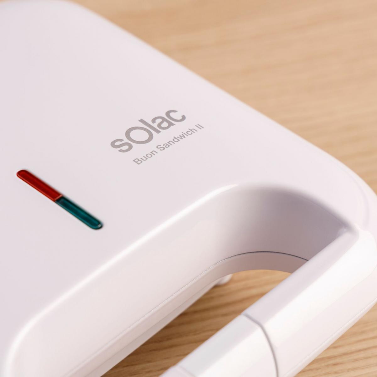 SANDWICHERA SOLAC SD5054 750W 2CAV.NO CORTA BCA