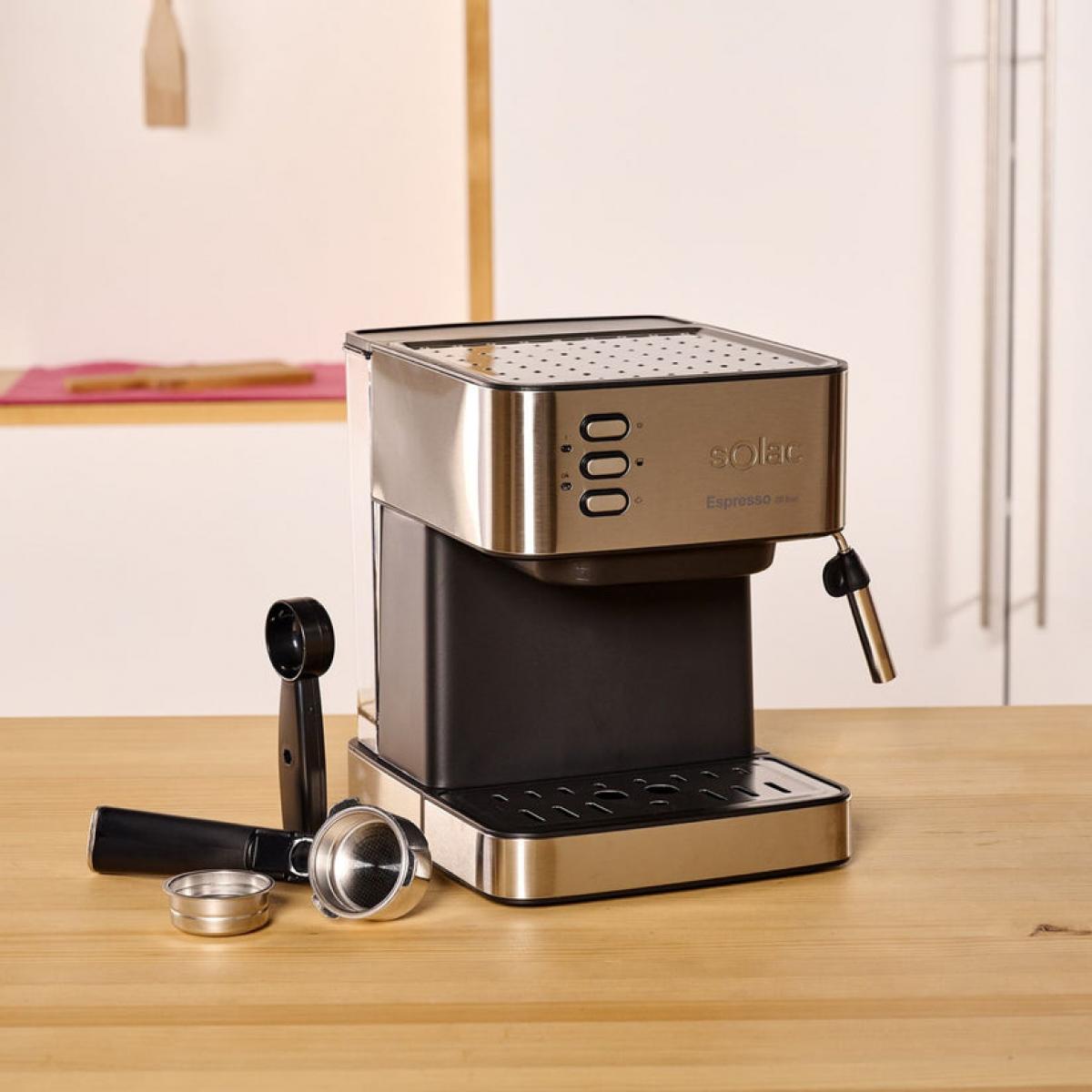 CAFETERA EXPRESS SOLAC S92010800 CE4481 20BAR INOX