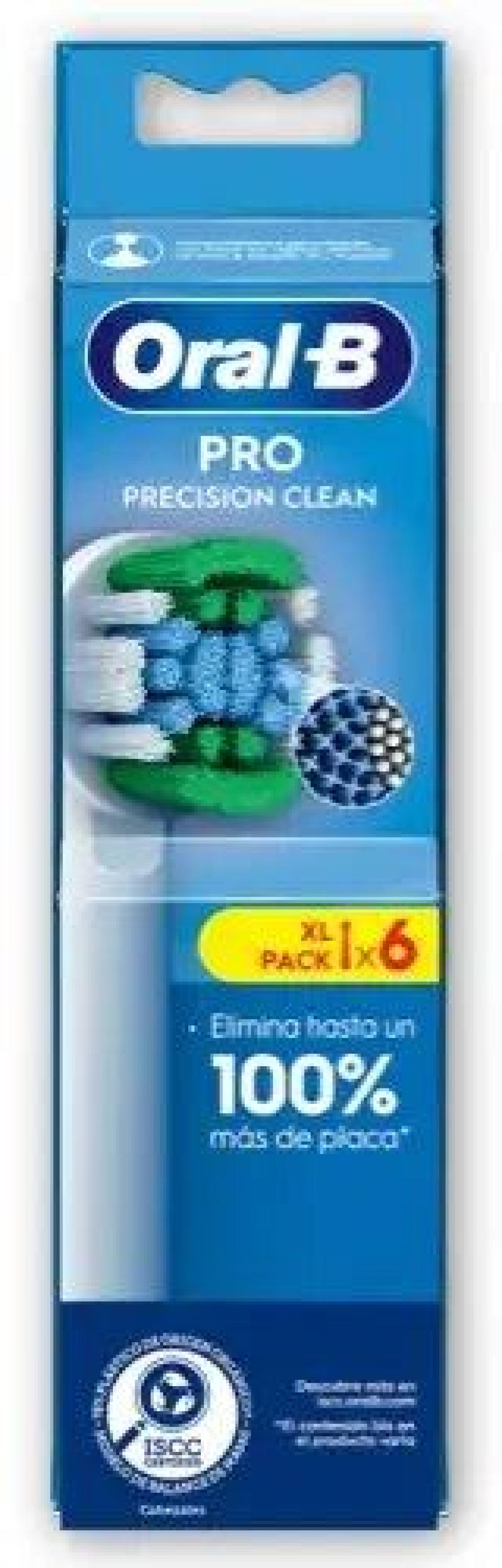 RECAMBIO DENTAL ORAL B EB20-6 FFS PACK 6 PRECISSION CLEAN