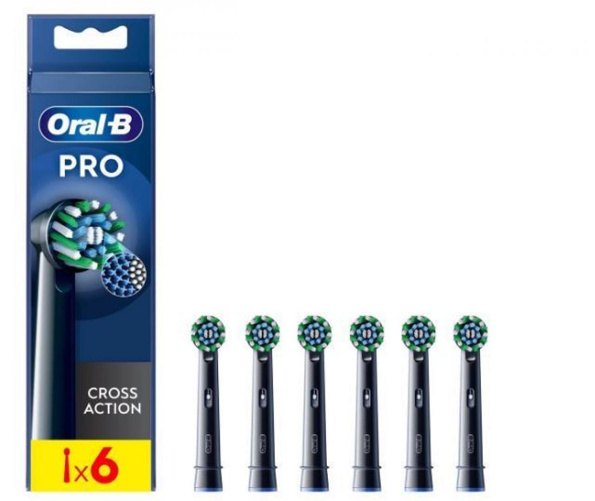 RECAMBIO DENTAL ORAL B EB50BRX PACK 6 CROSS ACTION NEGRO
