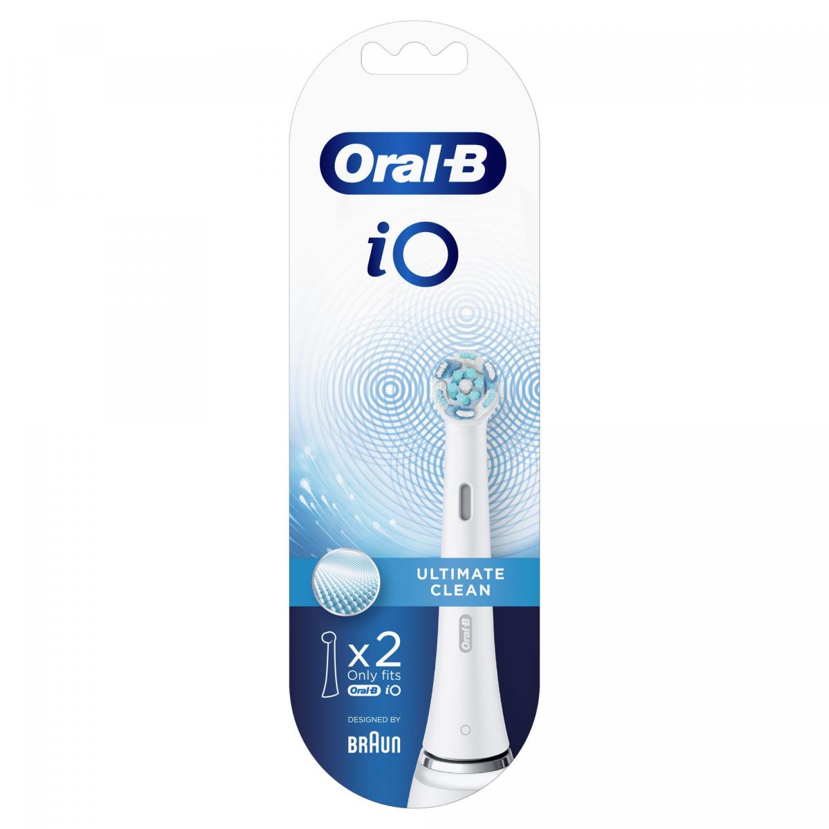 RECAMBIO DENTAL ORAL B IO CW-2 FFS PACK 2 ULTIMATE CLEAN WHITE