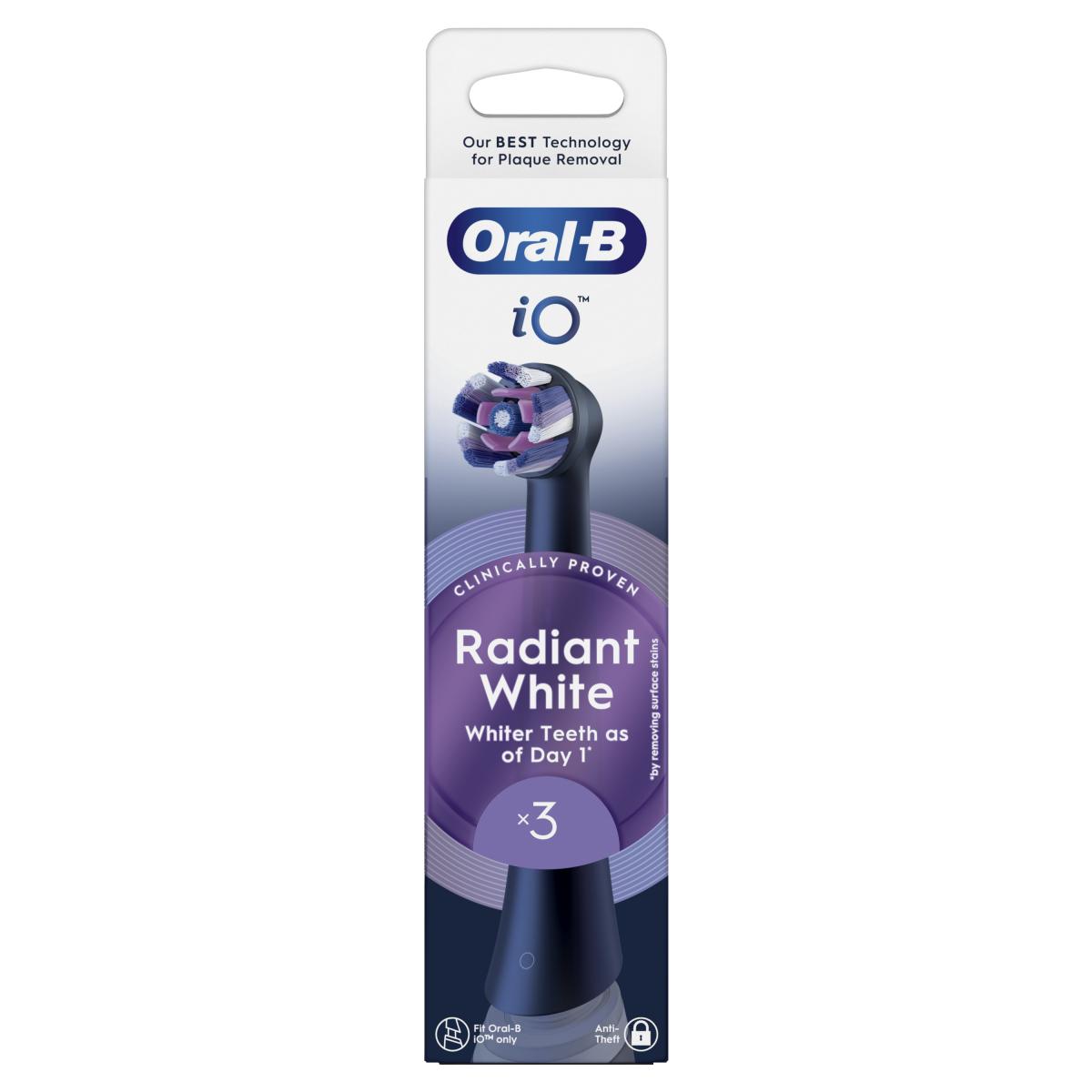 RECAMBIO DENTAL ORAL B IO RB WB-3 FBNLSENOR BOX RF NEGRO