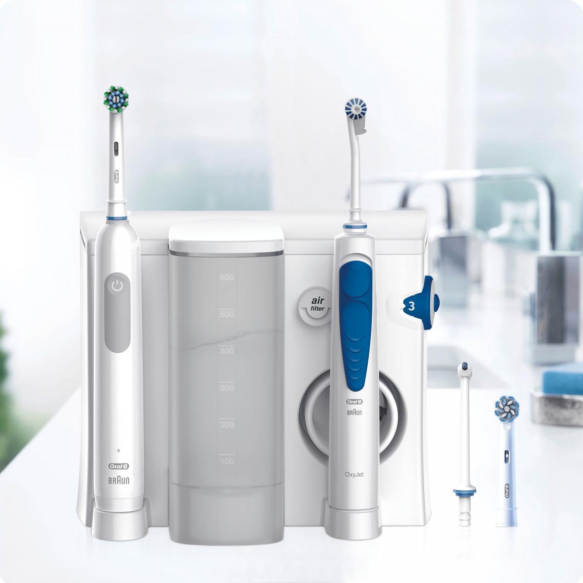 IRRIGADOR DENTAL ORAL B OXYJET + CEPILLO PRO 1 BLANCO