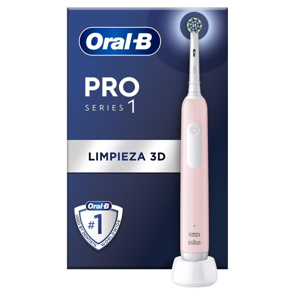 DENTAL ORAL B PRO 1 ROSA (2 RECAMBIOS)