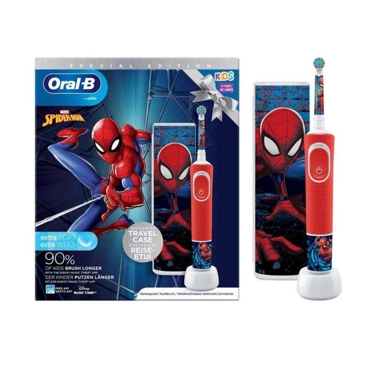 DENTAL ORAL B VITALITY PRO KIDS SPIDERMAN + FUNDA VIAJE
