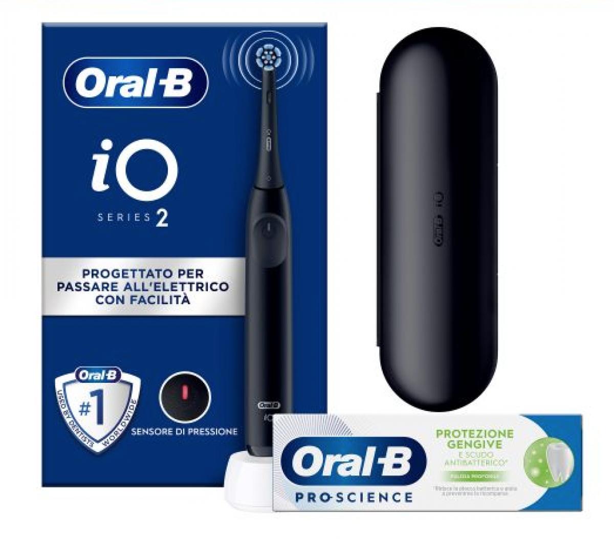 CEPILLO DENTAL ORAL B IO2 NEGRO C- FUNDA VIAJE