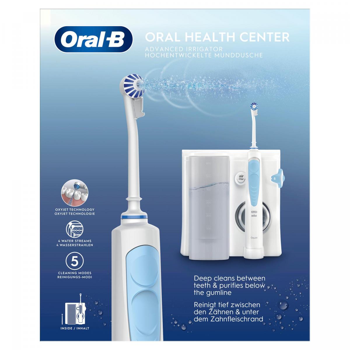 CEPILLO DENTAL ORAL-B MD20 OXYJET 4 CABEZALES