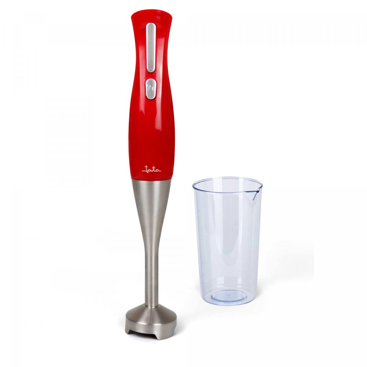 BATIDORA JATA JEBT1852 900W INOXC-VASO ROJA