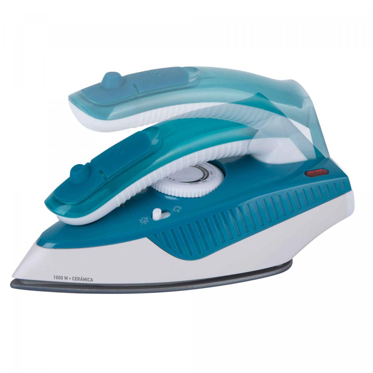 PLANCHA VIAJE JATA JEPL2810 1000W BITENSION PLEG.CERAMICA