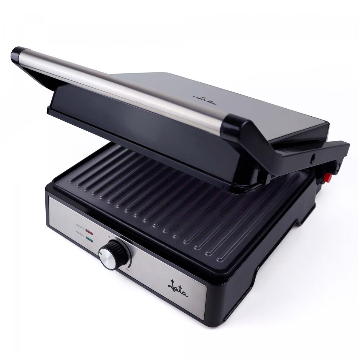 GRILL JATA JEGR1595 29x24 2000W 180º PLACAS RAYADAS