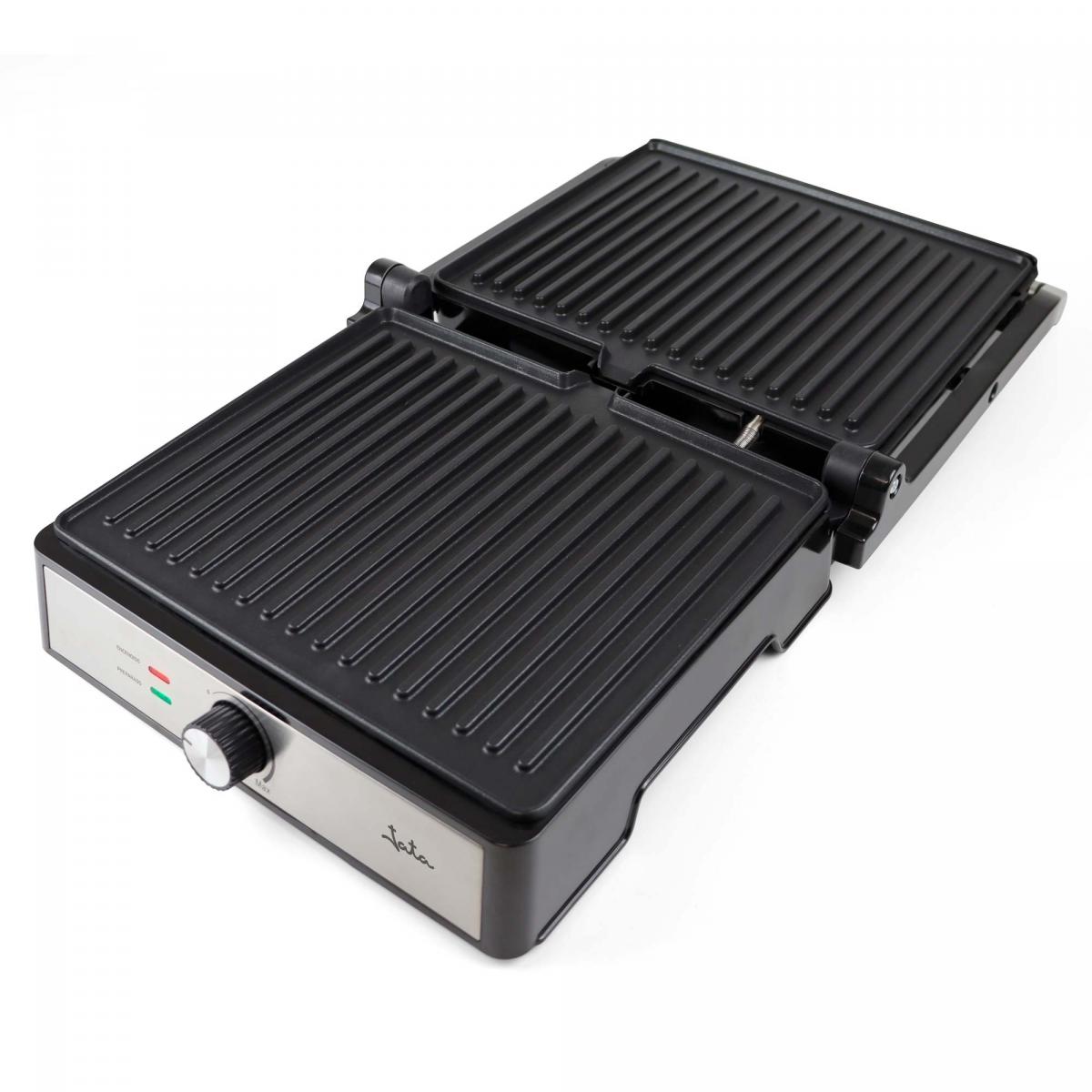 GRILL JATA JEGR1595 29x24 2000W 180º PLACAS RAYADAS