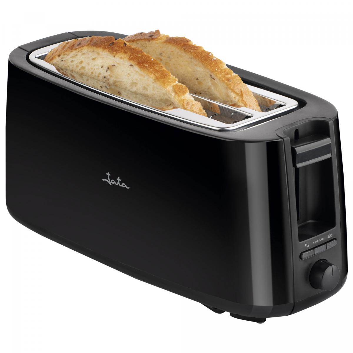 TOSTADOR JATA JETT1585 2 RANURAS NEGRO