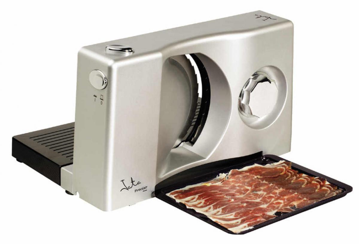 CORTAFIAMBRES JATA CF301 SILVER DISCO INOX 100W