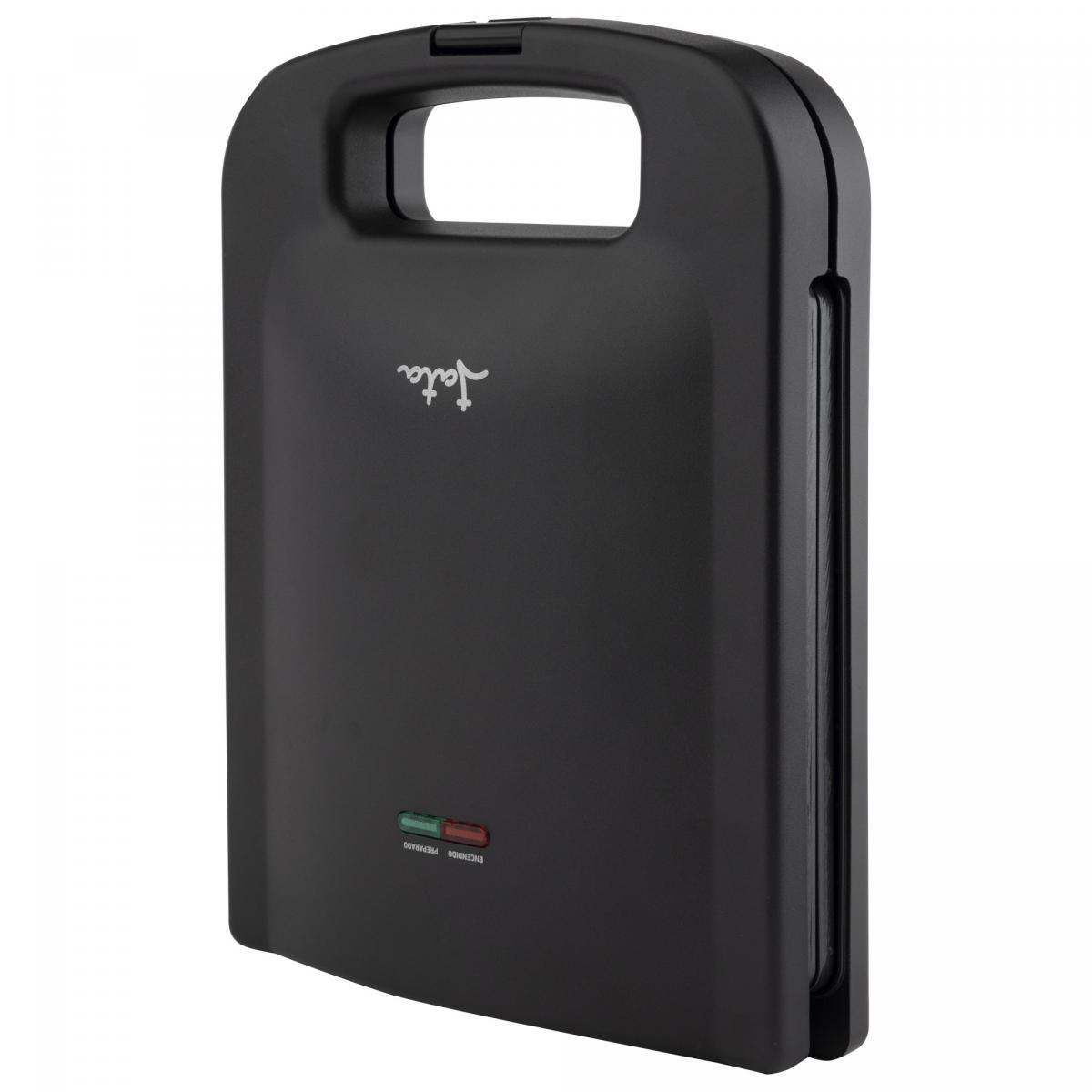 SANDWICHERA JATA JESW1551 4 CAVIDADES NO CORTA NEGRA