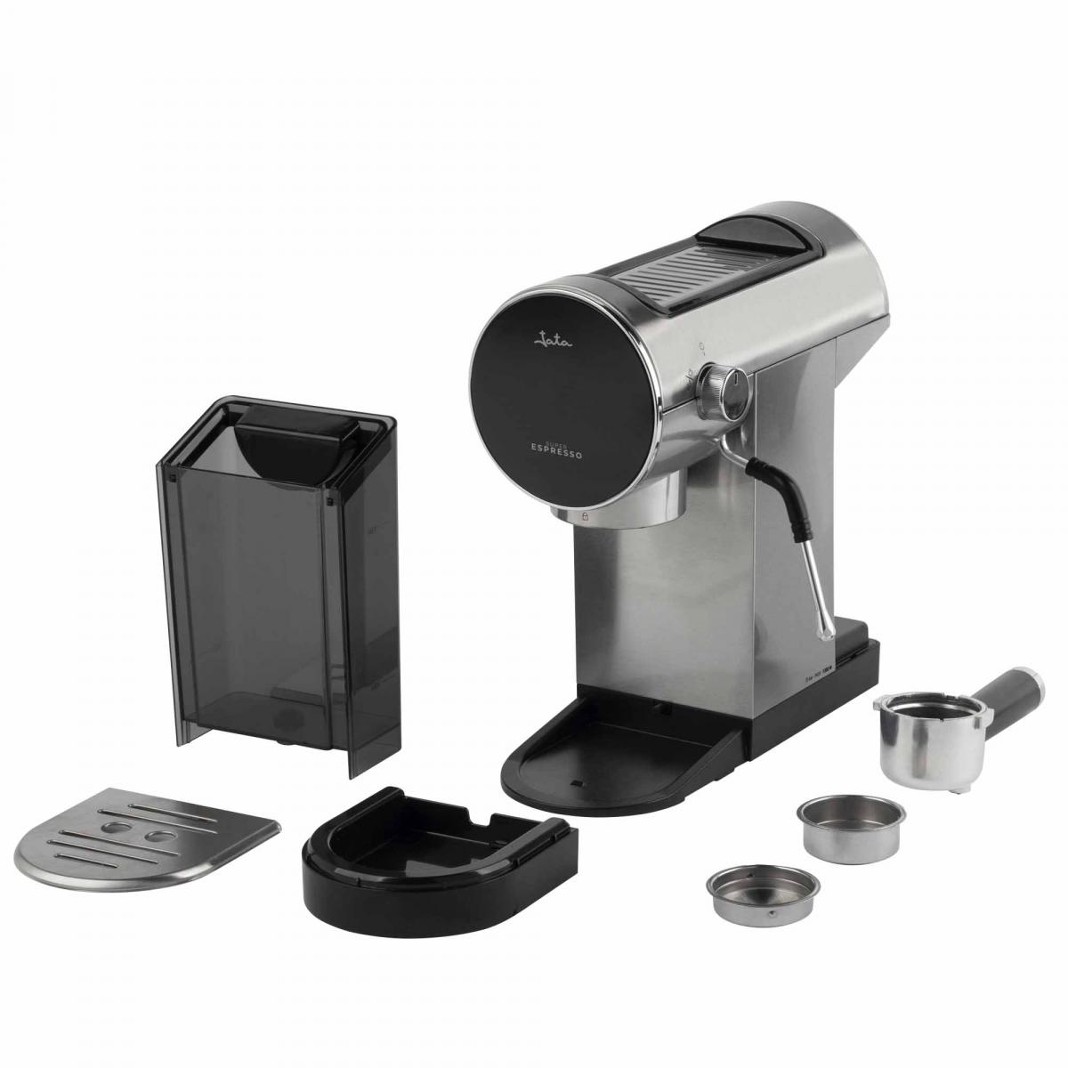 CAFETERA EXPRESS MANUAL JATA JECA2300 INOX 20BAR DIGITAL