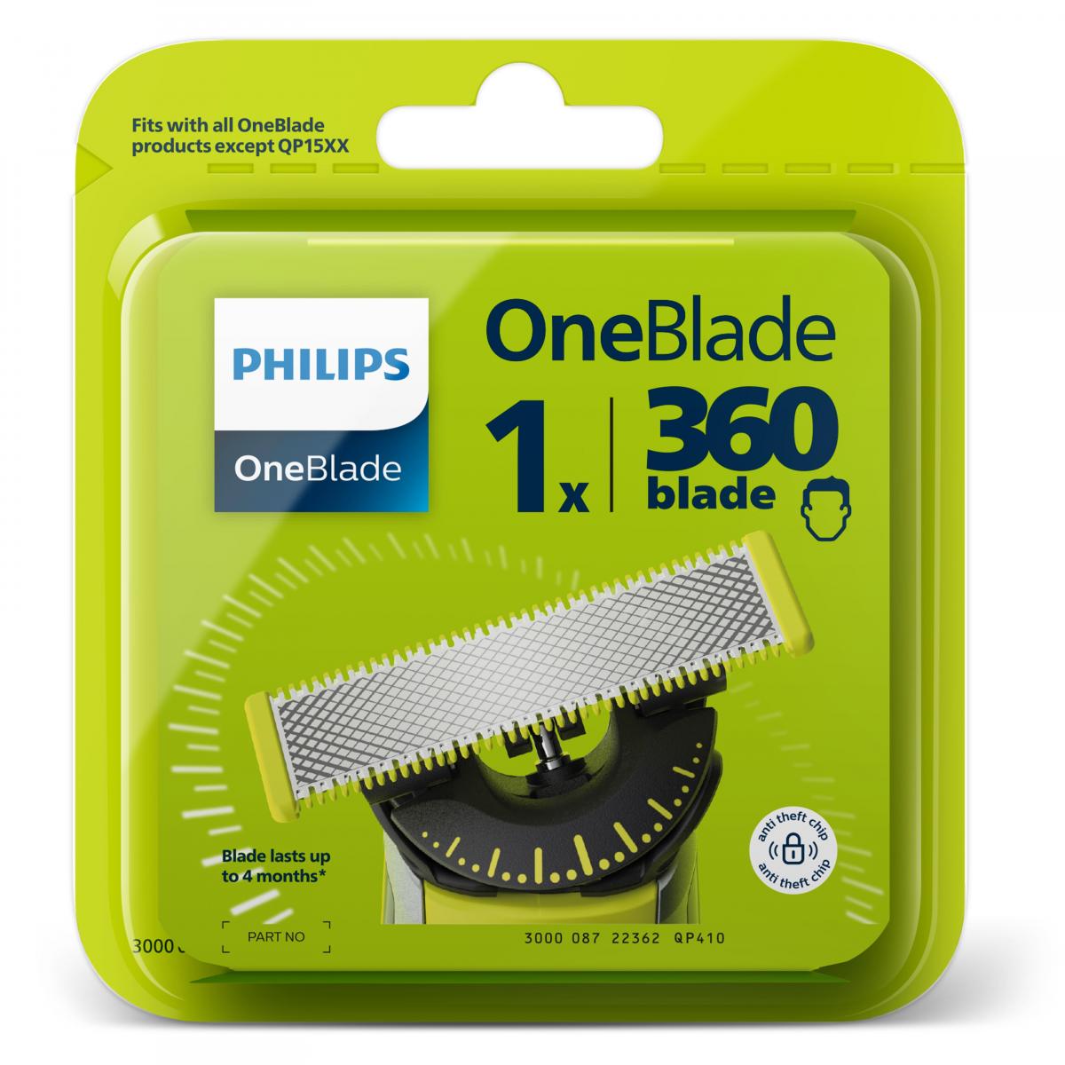 CABEZAL BARBERO PHILIPS QP410-50 ONE BLADE 360 (1 UD)