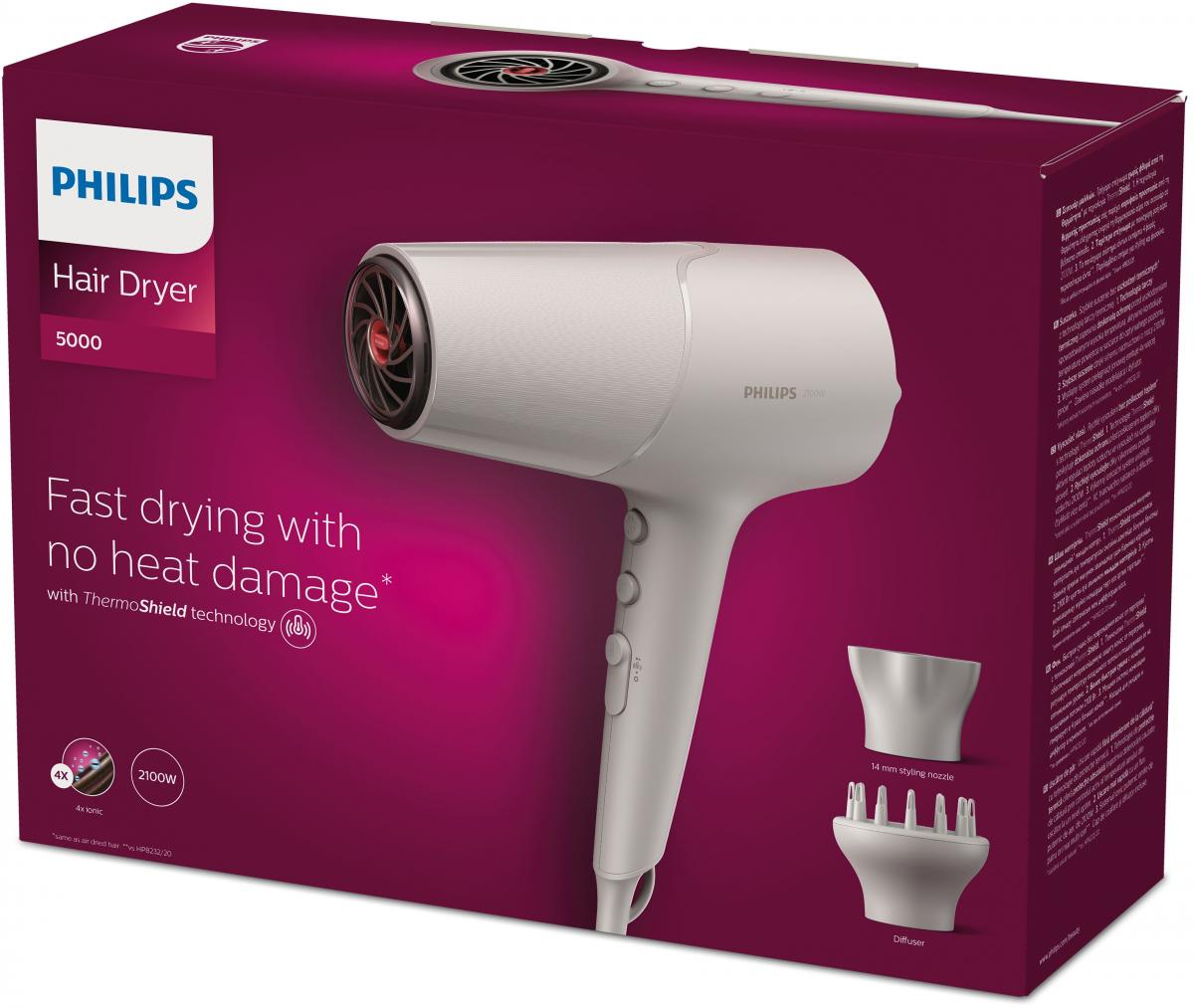SECADOR PHILIPS BHD501-20 2100W IONICO C-DIFUSOR