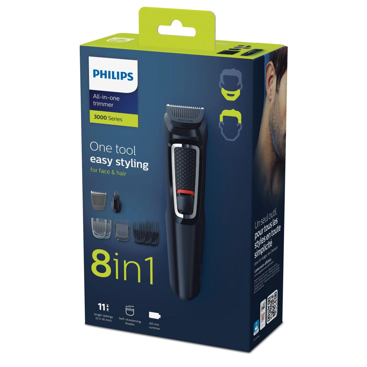 BARBERO PHILIPS MG3730-15 8 ACCESORIOS (NARICERO)