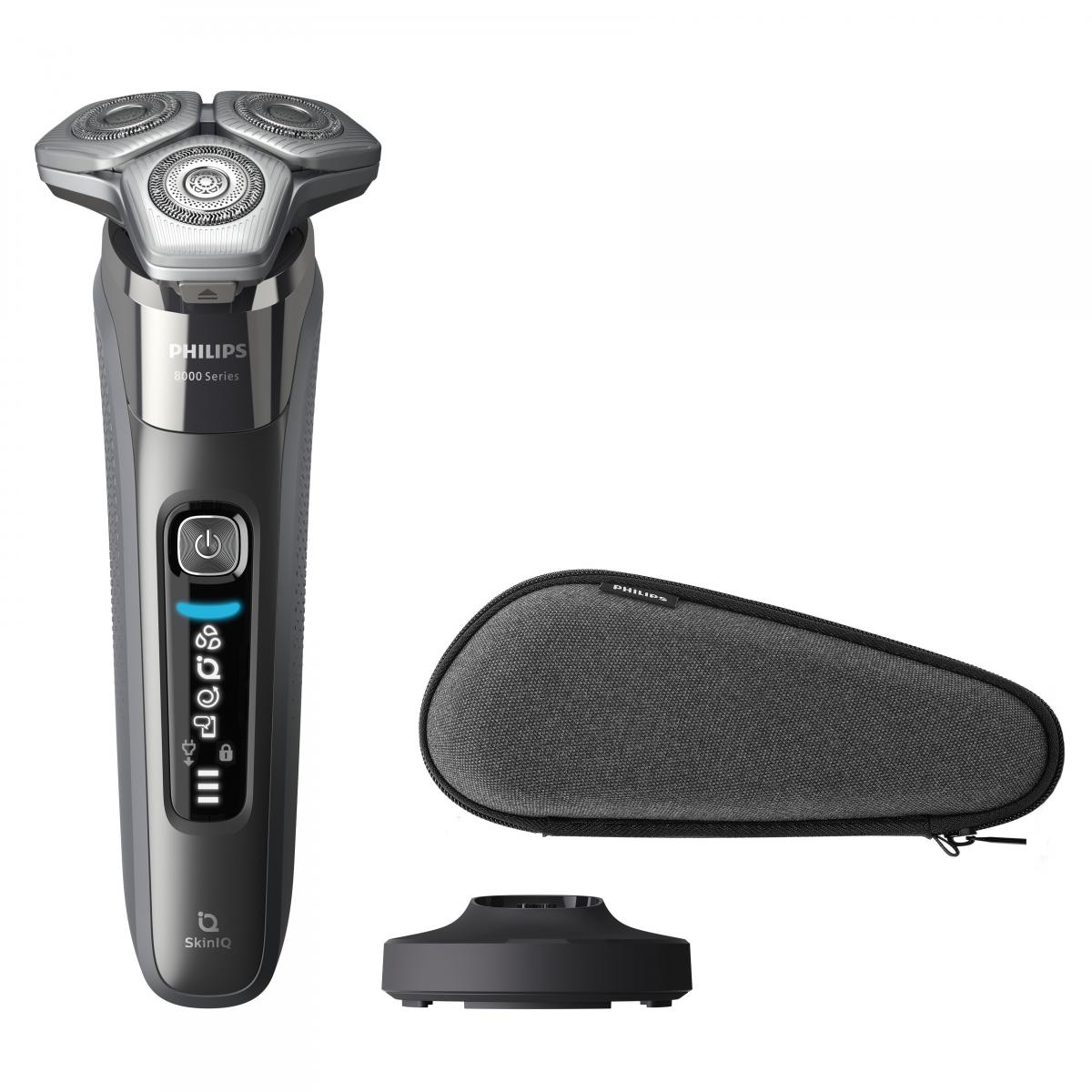 AFEITADORA PHILIPS S8697-35 BASE CARGA + FUNDA