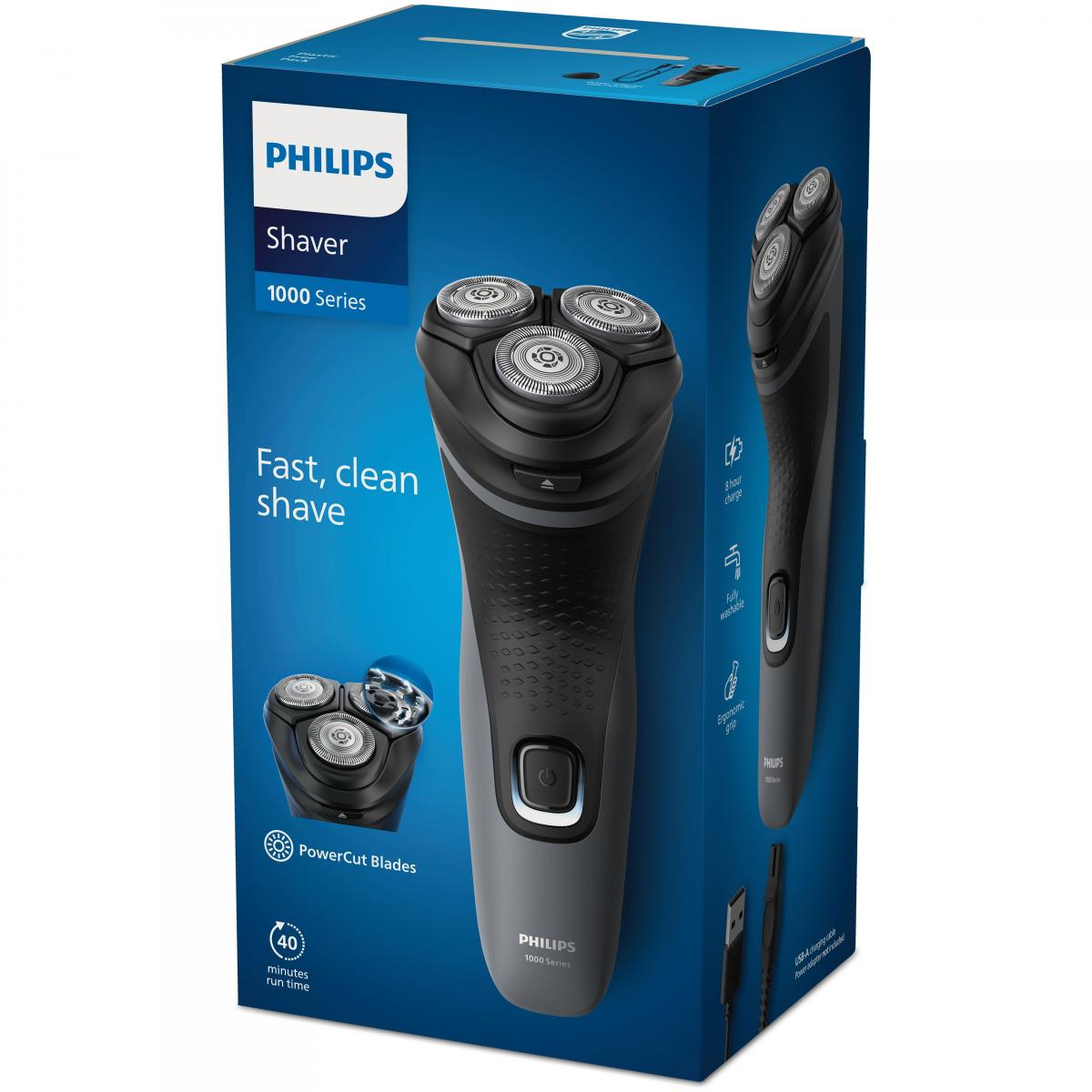 AFEITADORA PHILIPS S1142-00 LAVABLE CABLE USB
