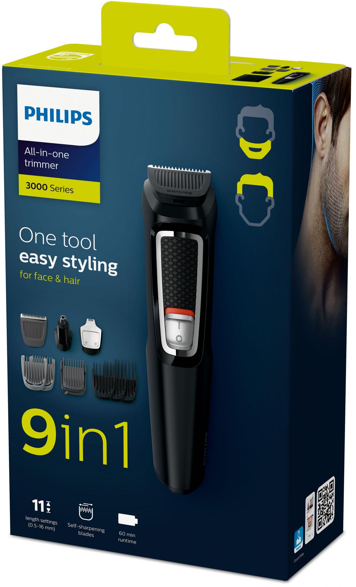 BARBERO-CORTAPELO PHILIPS MG3740-15 9EN1 AUT.60MIN