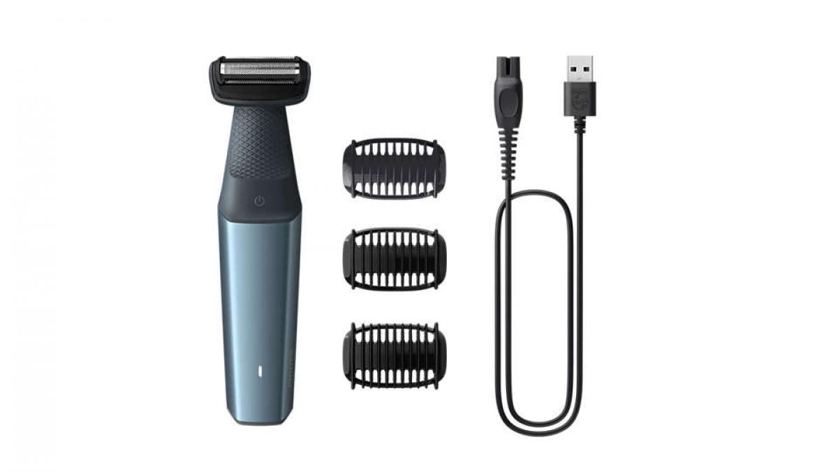 AFEITADORA CORPORAL PHILIPS BG3027-05 3 PEINES USB