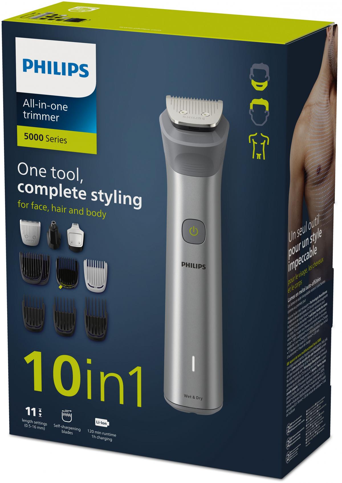 BARBERO-CORTAPELO PHILIPS MG5920-15 10 ACC. AUT.120MIN