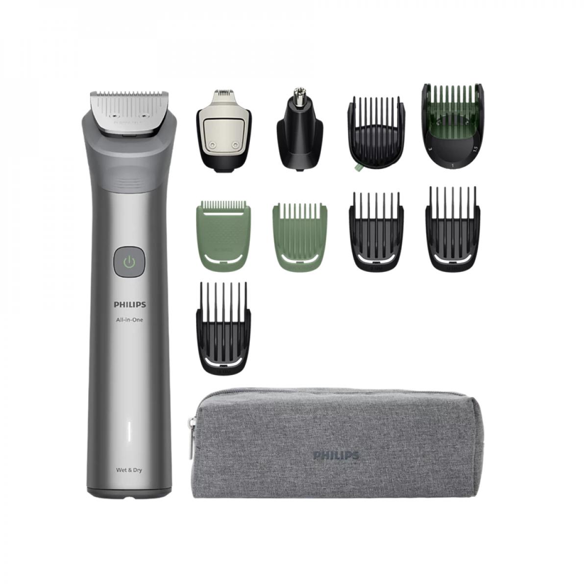 AFEITADORA BARBERO PHILIPS MG 5941-15 5000 SERIES RECORTADOR 11 EN 1 SECO-MOJADO AUT. 120MIN ESTUCHE