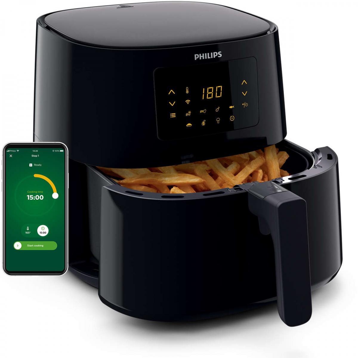 FREIDORA SIN ACEITE PHILIPS HD9280-70 6,2L WIFI, APP