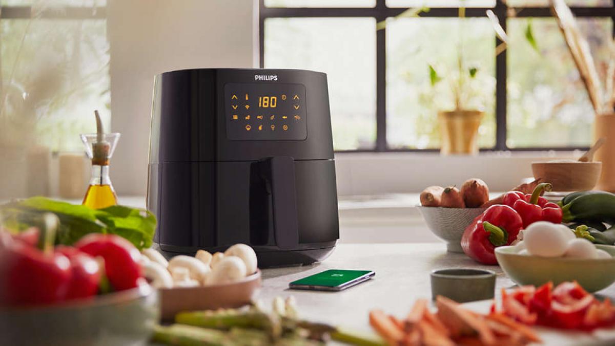FREIDORA SIN ACEITE PHILIPS HD9255-60 4,1L DIGITAL CONECTADA