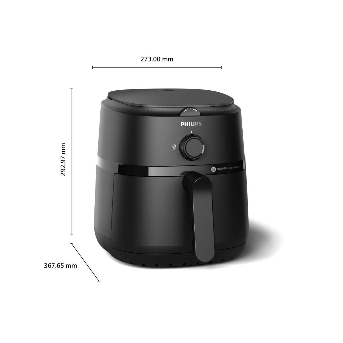 FREIDORA SIN ACEITE PHILIPS NA120-00 1500W 4,1L NGA