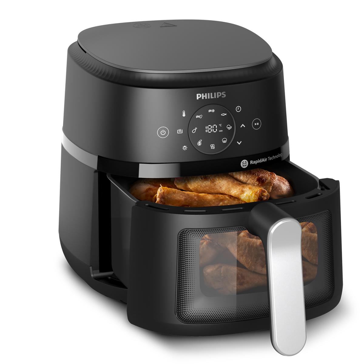 FREIDORA SIN ACEITE PHILIPS NA221-00 1500W 4,2L DIGITAL C-VENTANA NGA