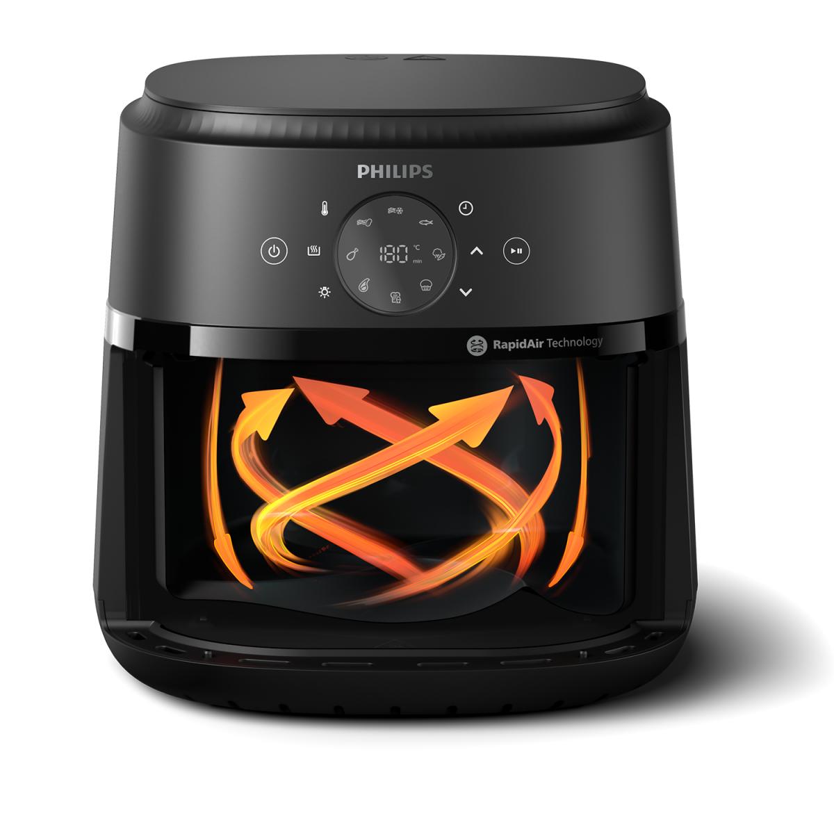 FREIDORA SIN ACEITE PHILIPS NA231-00 1700W 6,2L DIGITAL C-VENTANA NGA
