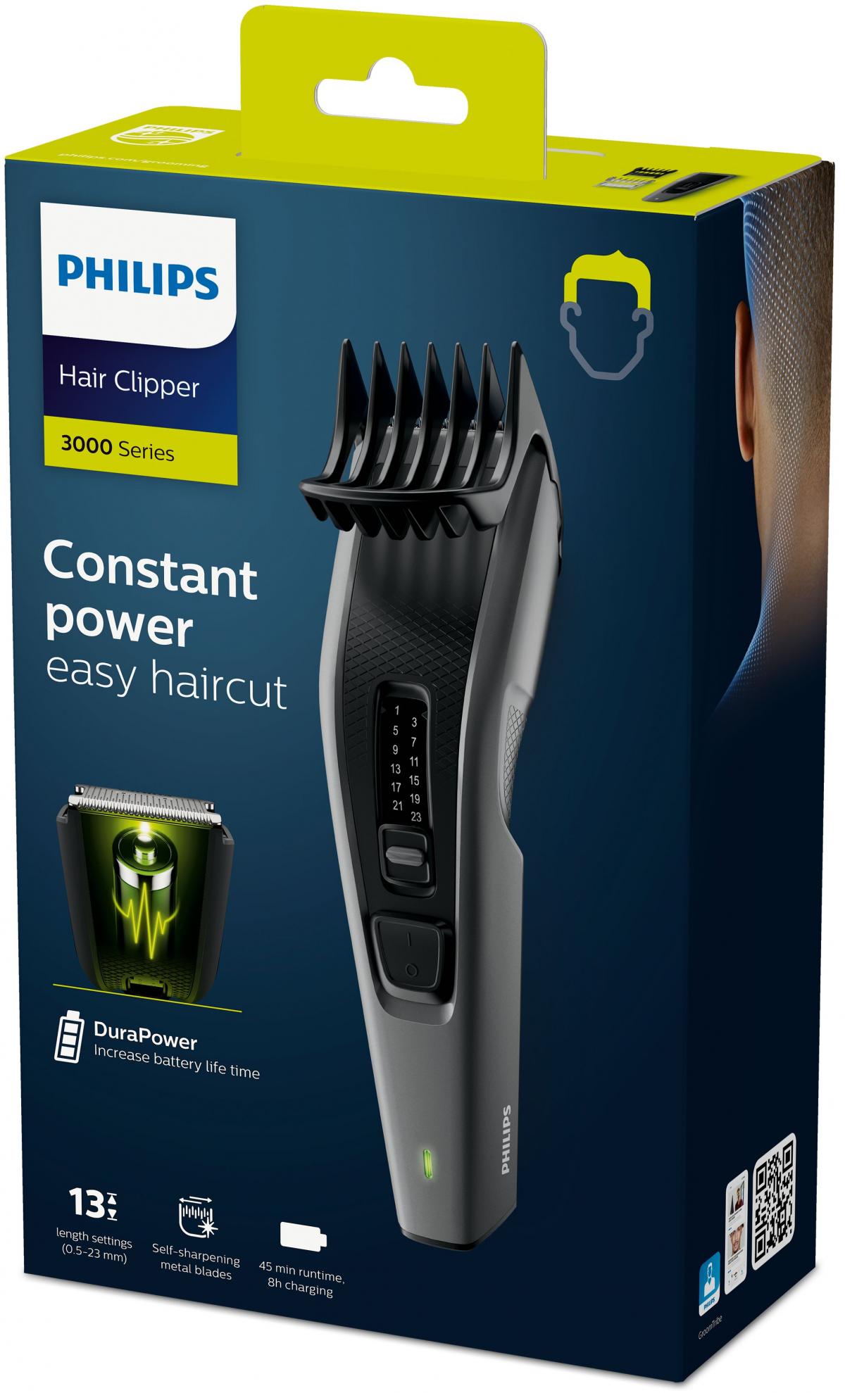 CORTAPELOS PHILIPS HC3525-15 RECARG.Y RED 45MIN.AUT.