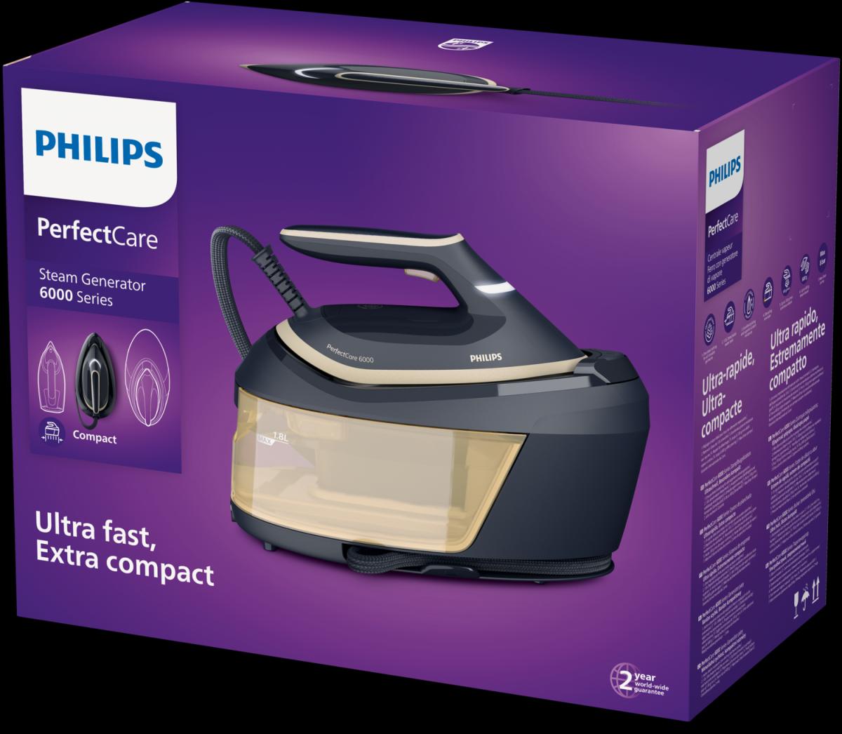 CENTRO PLANCHADO PHILIPS PSG6066-20 8BARES 130-600G 1,8L