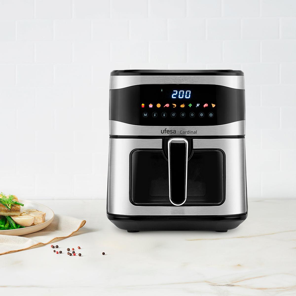 FREIDORA SIN ACEITE UFESA CARDINAL 72805982 6,5L INOX DISP.COLOR