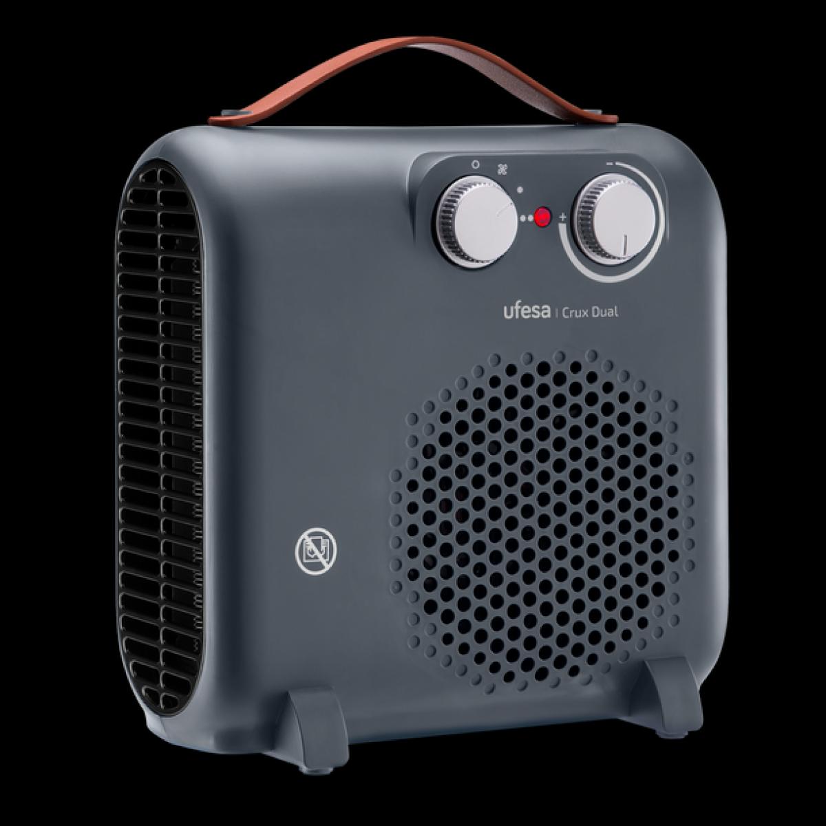 CALEFACTOR UFESA CRUX DUAL GREY 83105722 2000W BIPOSICION