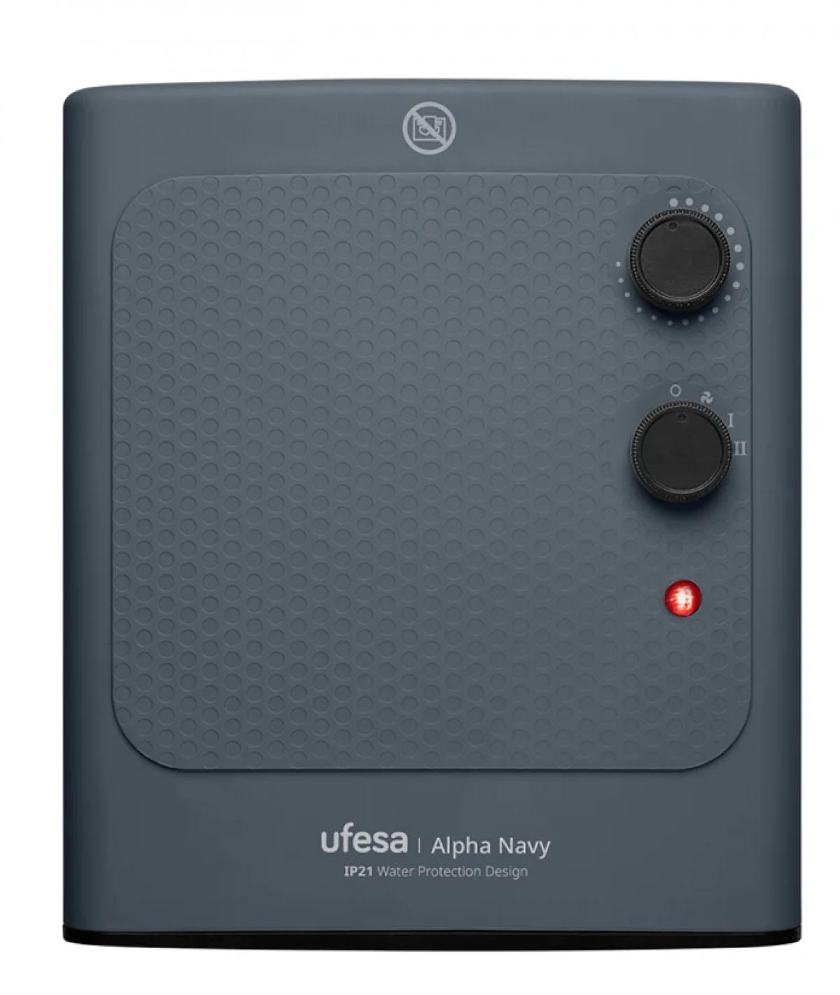 CALEFACTOR UFESA 83105990 ALPHA NAVY 1800W IP21 BAÑO