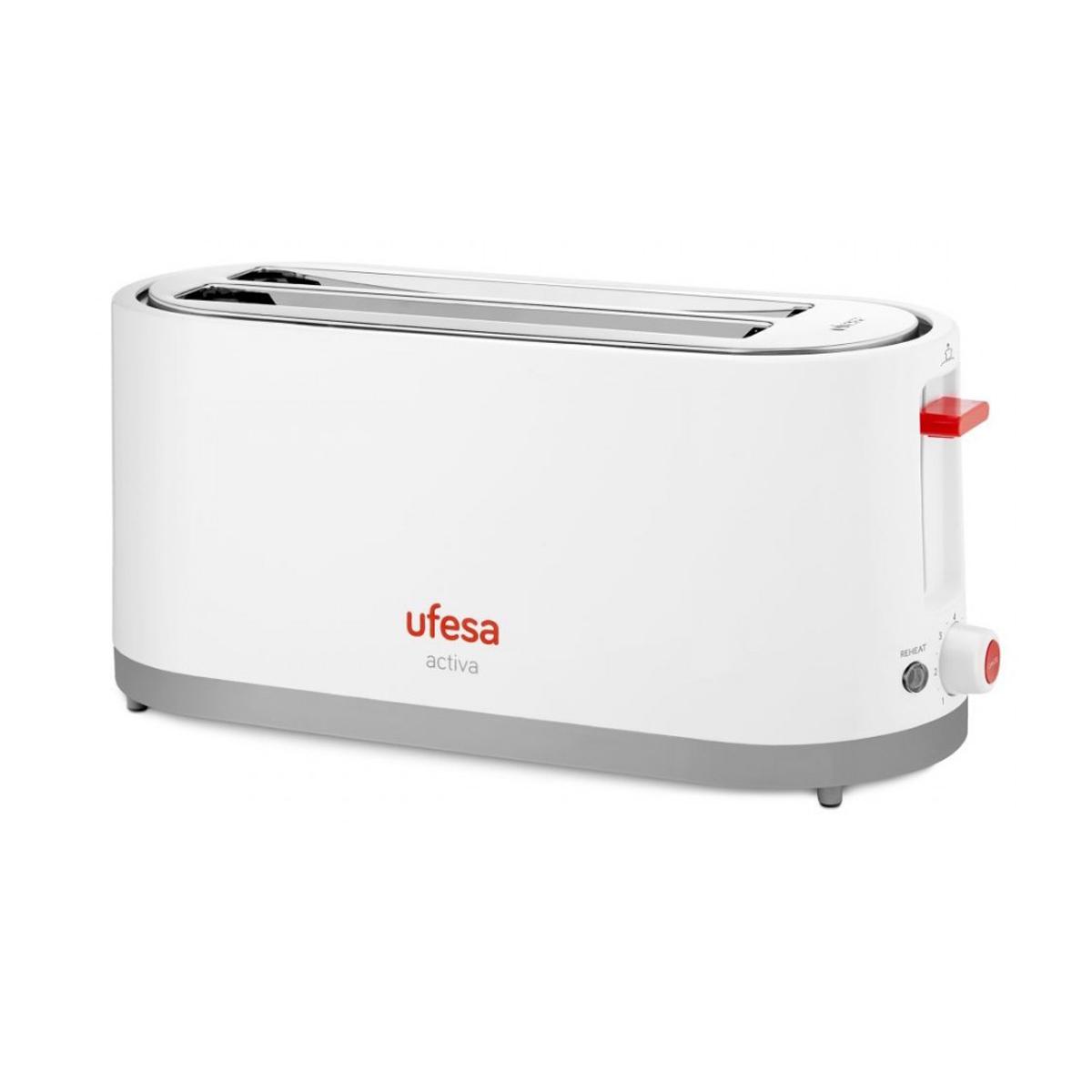 TOSTADOR UFESA TT7375 LARGO 2 RANURAS BCO