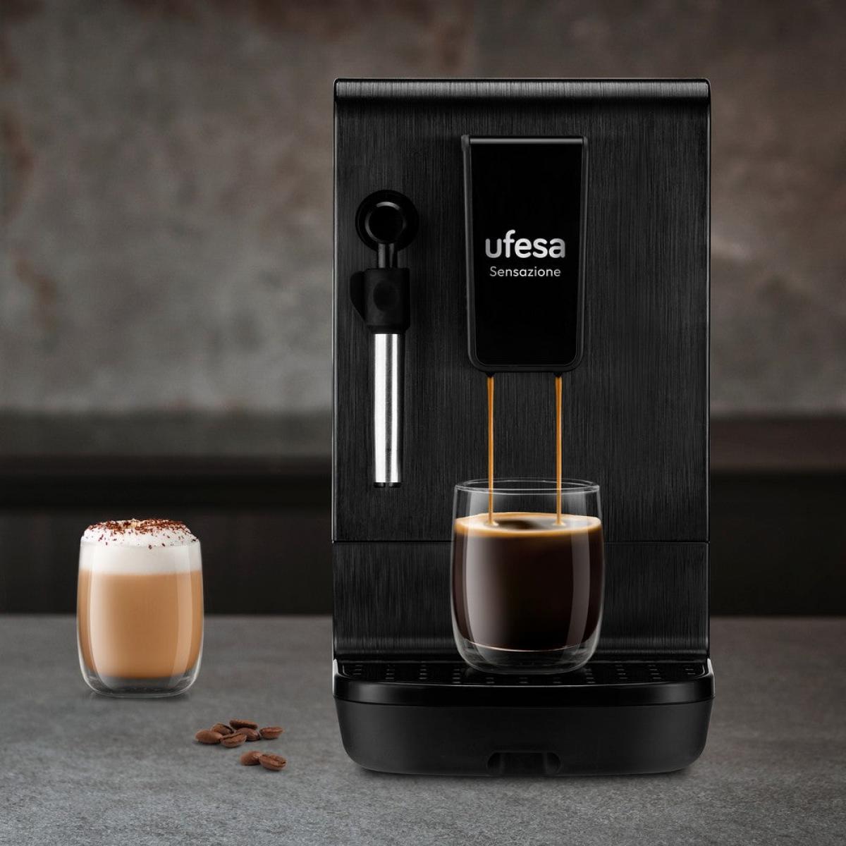 CAFETERA SUPERAUTOMATICA UFESA SENSAZIONE CMAB200.100 20BAR 71706545